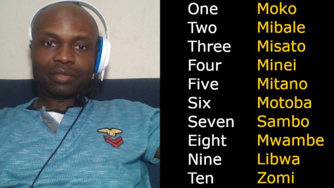Lingala Lesson 1 Counting From 1 to Ten