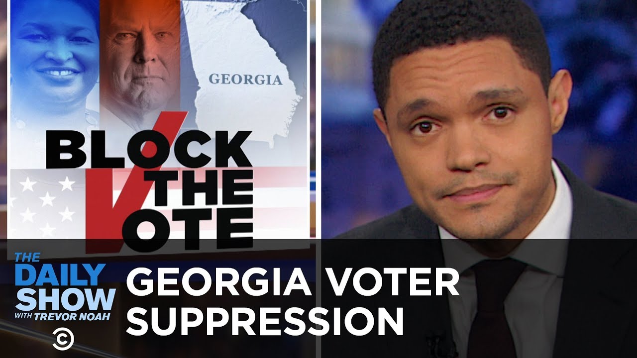 GOP Voter Suppression Ramps Up in Georgia | The Daily Show