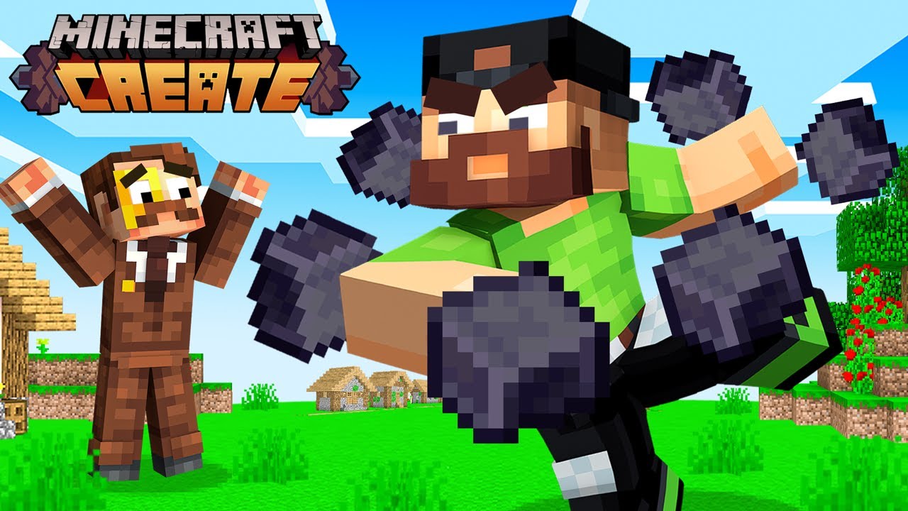 Creating Shadow Steel in Minecraft Create