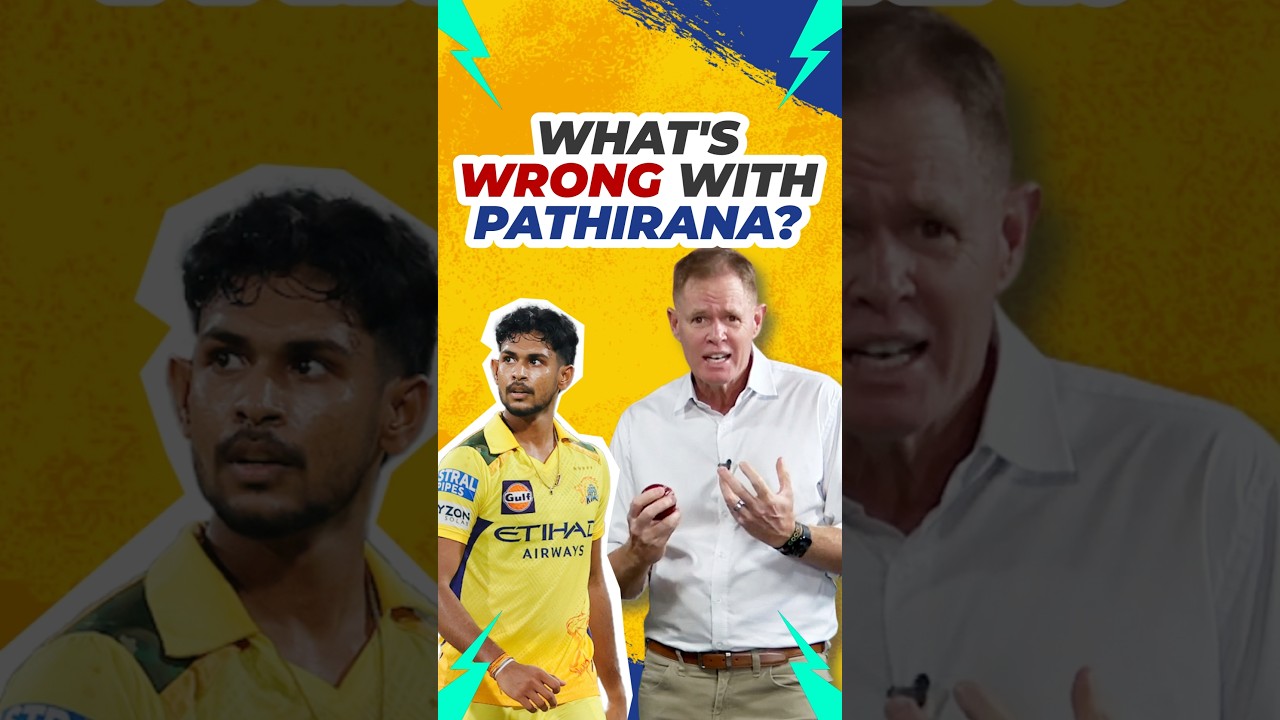 What's wrong with Pathirana❓#ipl2025 #ipl #csk #cskvpbks