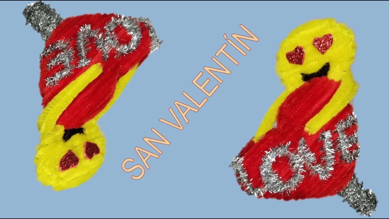 MANUALIDAD PARA SAN VALENTÍN #creative #limpiapipas #sanvalentin #14defebrero #amoryamistad