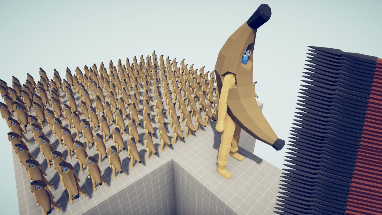 100x BANANA + GIANT vs EVERY GOD | Totally Accurate Battle Simulator TABS