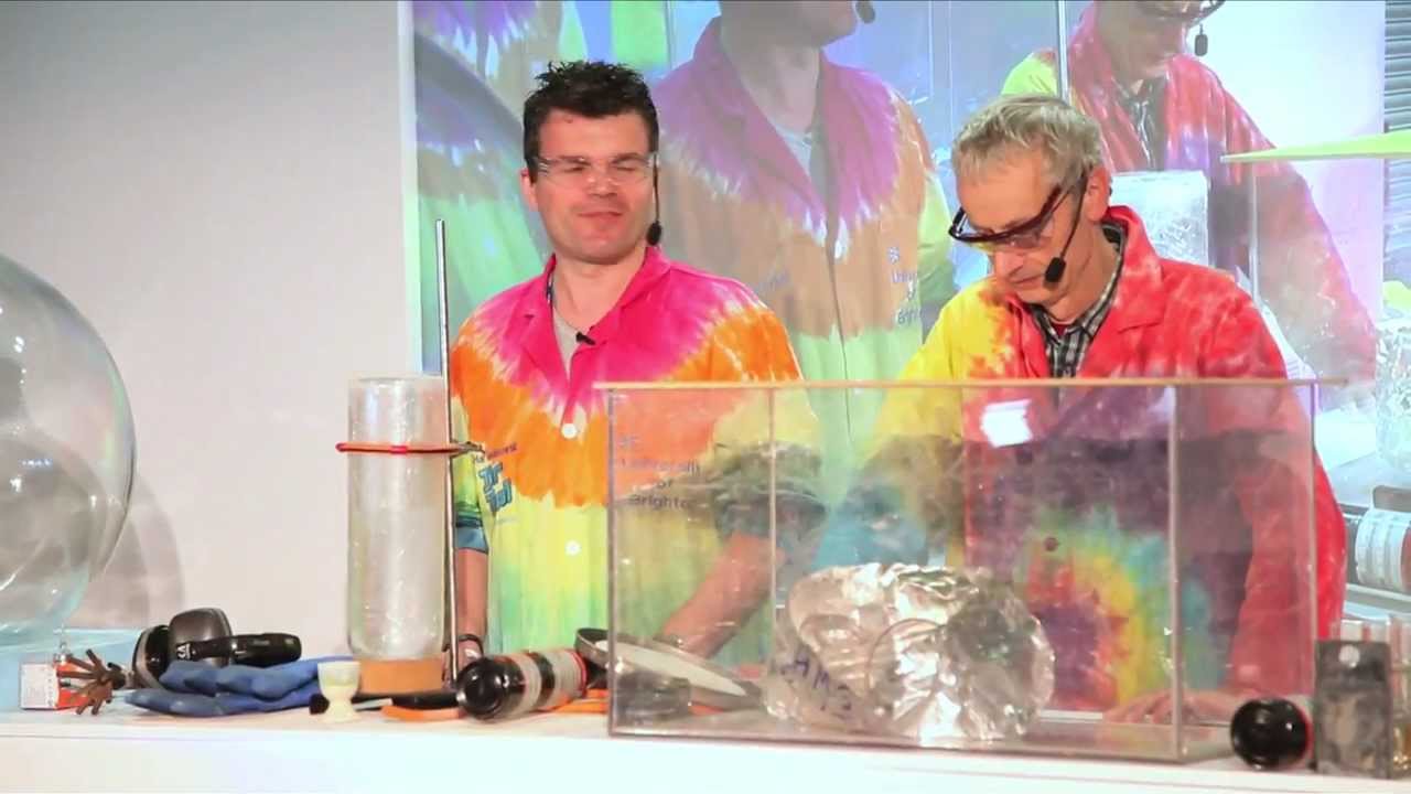 Dr Hal & Sideshow Dave Perform 'From Gases to Ashes to Flashes' at Science World 2012