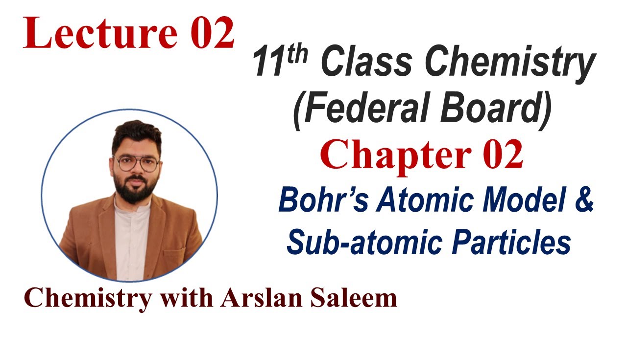 Lecture 2, 11th Chemistry Federal Board Chapter 2 Bohr Atomic Model and Sub Atomic Particles & Notes