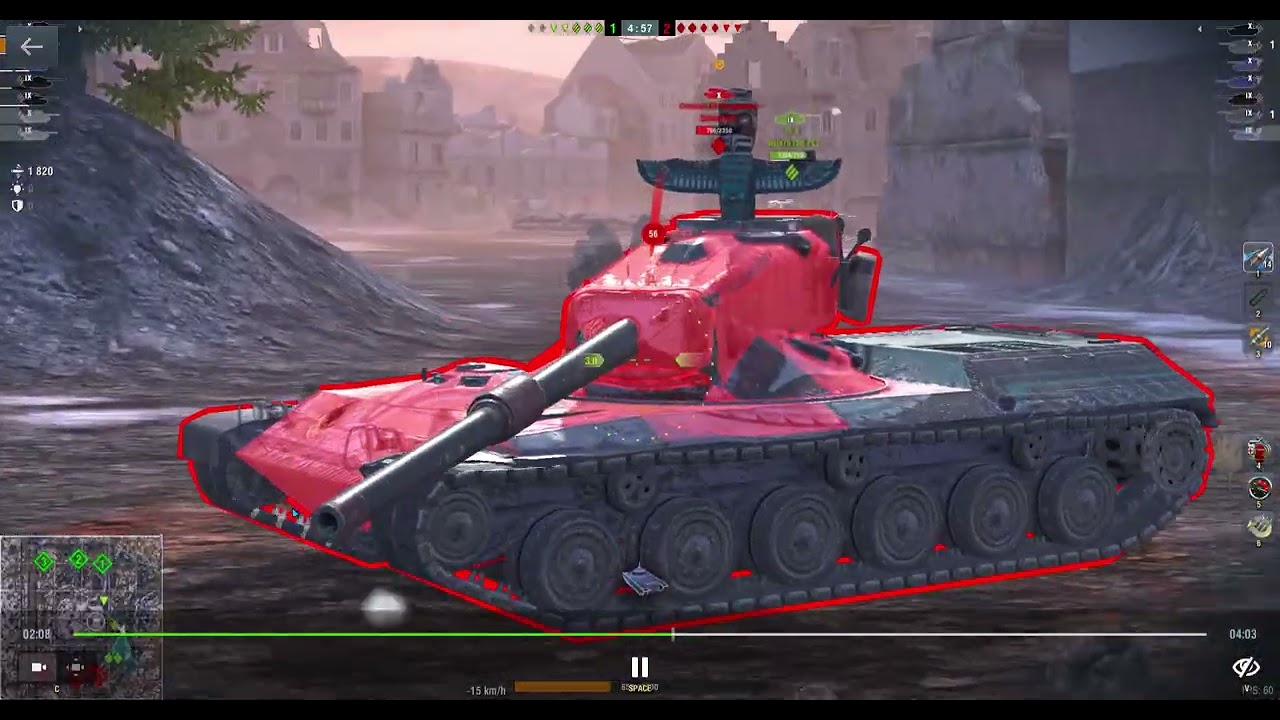 WoT Blitz grille 15 match. the best Match ever