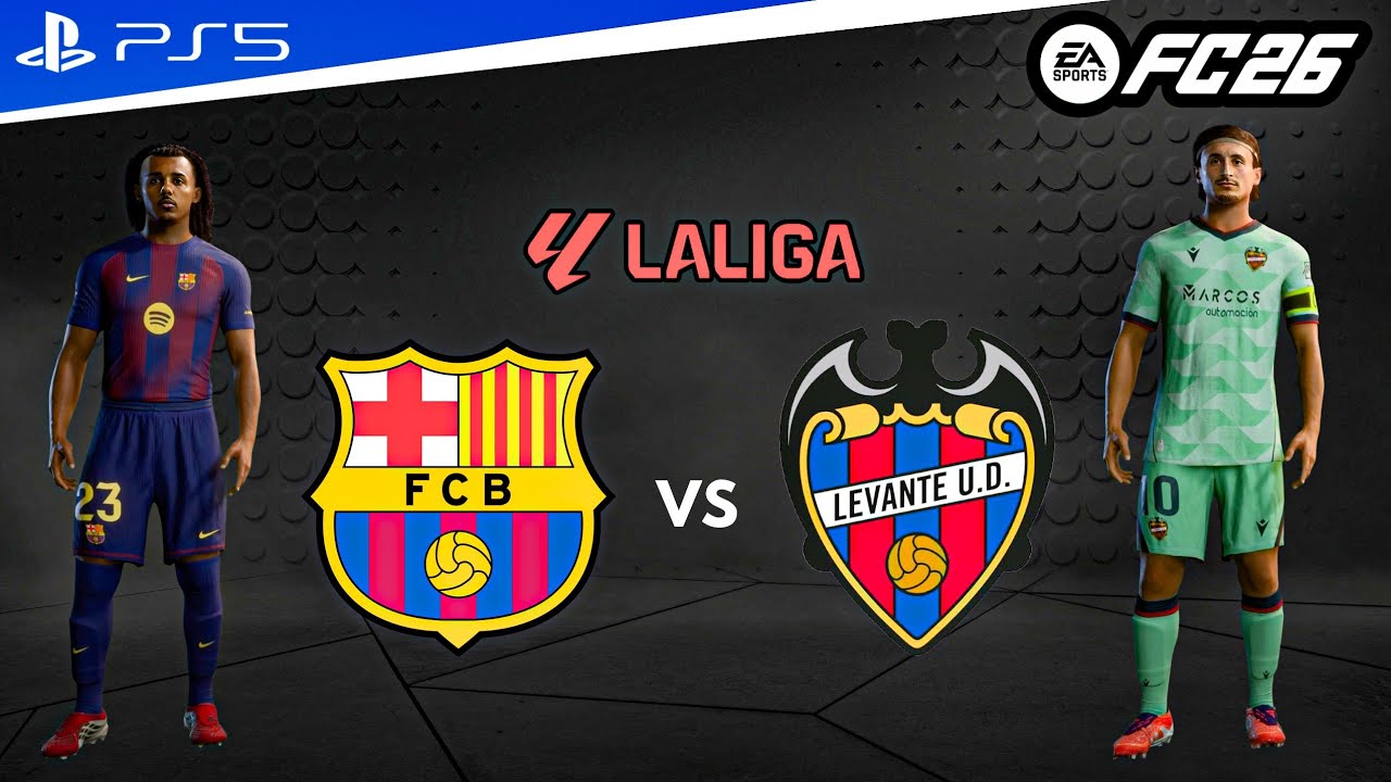 FC 26 - Barcelone vs Levante | La liga 25/26 Full Match [PS5™]