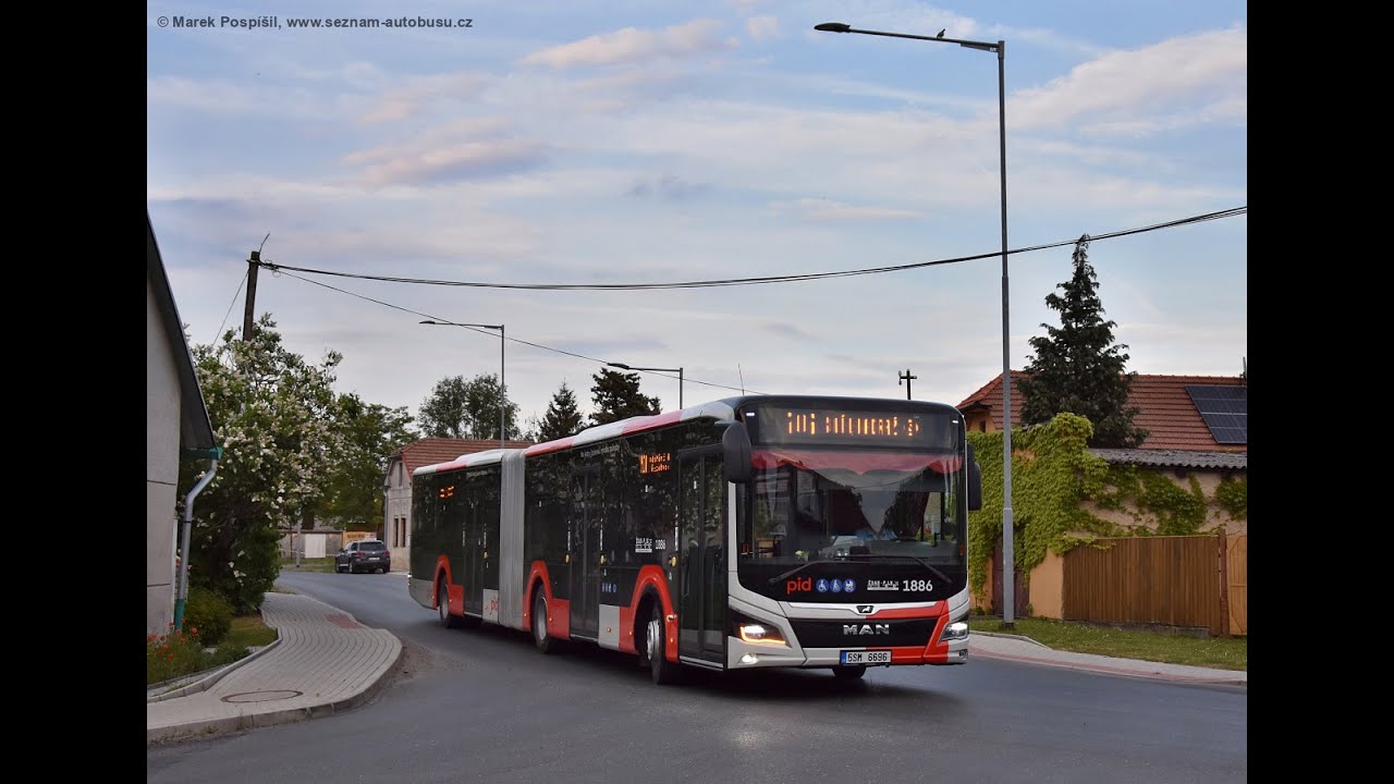 MAN NG 360 Lion’s City 18C #1886 | ČSAD POLKOST | Linka 251 Opatovice - Kinice | OMSI 2