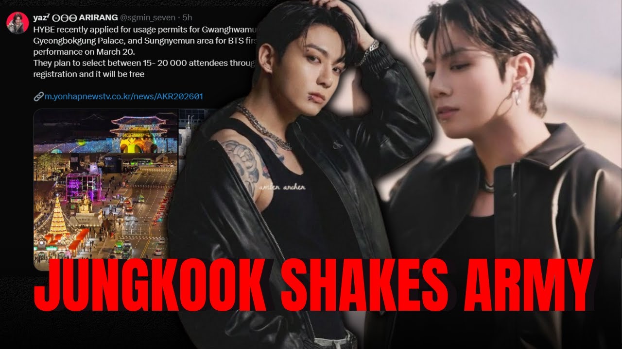 Jungkook Sparks ARMY Frenzy in Gwanghwamun: Could a Solo Surprise Be Coming?
