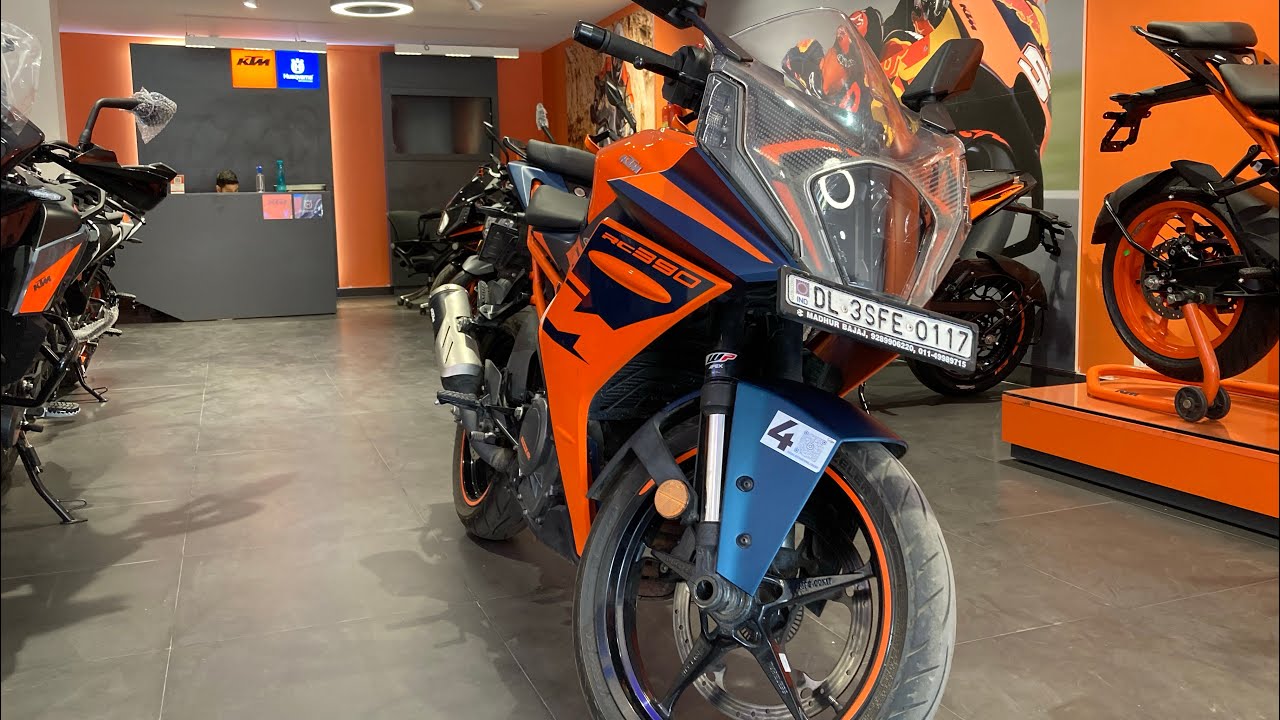 2023 ktm rc 390 features list quick shifter,traction control,supermoto mode !!