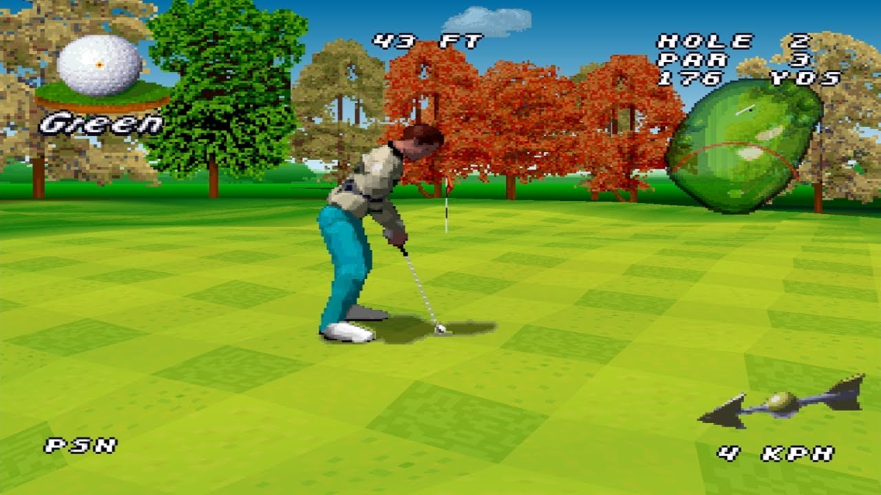 Virtual Golf (PS1 Gameplay)