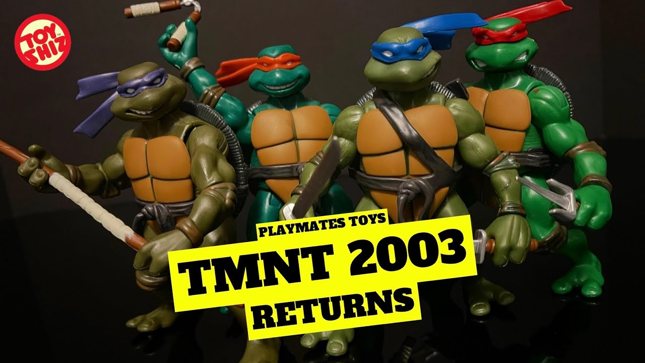 Переиздания TMNT 2003 года 2023 года | Игрушки Playmates