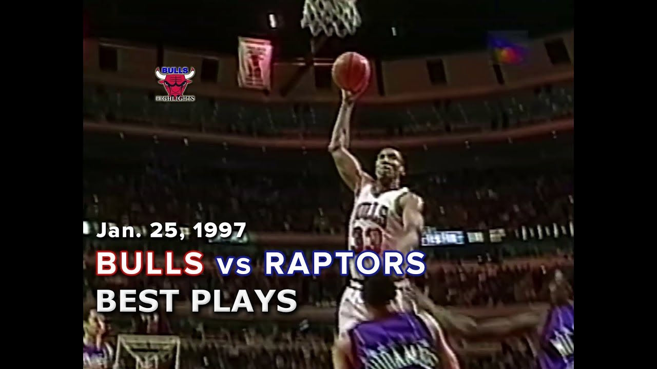 January 25, 1997 Bulls vs Raptors highlights