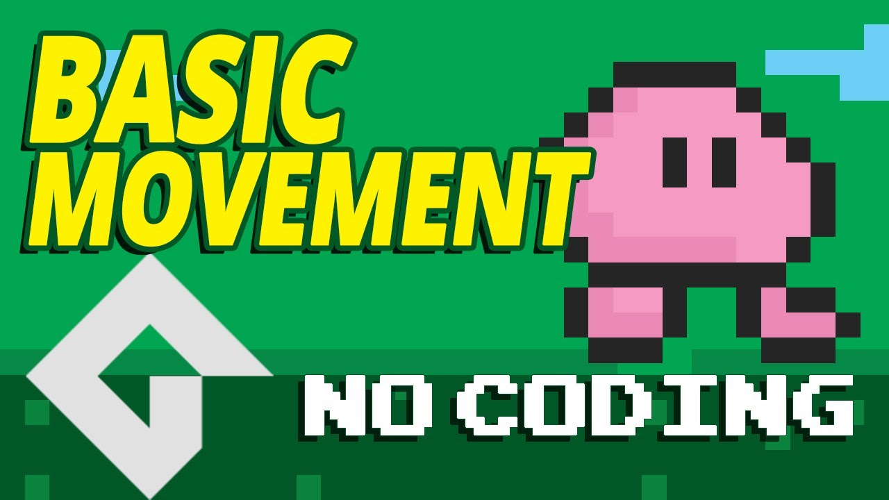 Game maker Studio 2  -  Basic movement   Part 1 - no coding.