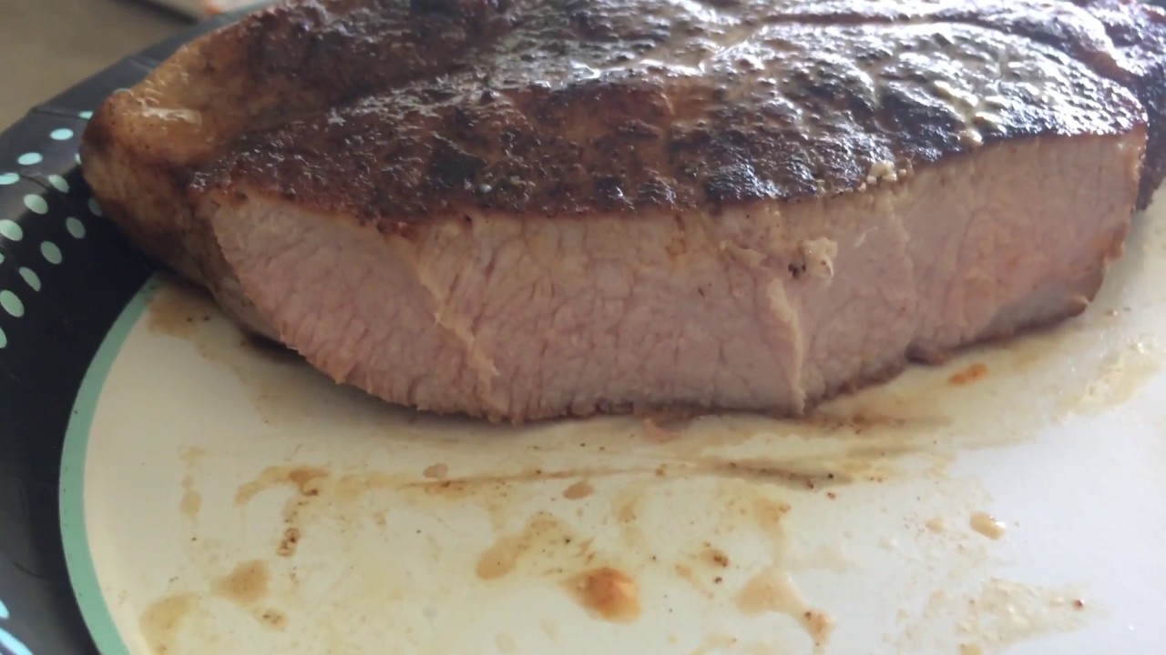 How to Sous Vide Thick Pork Chop | First Attempt | 140 degrees 75minutes
