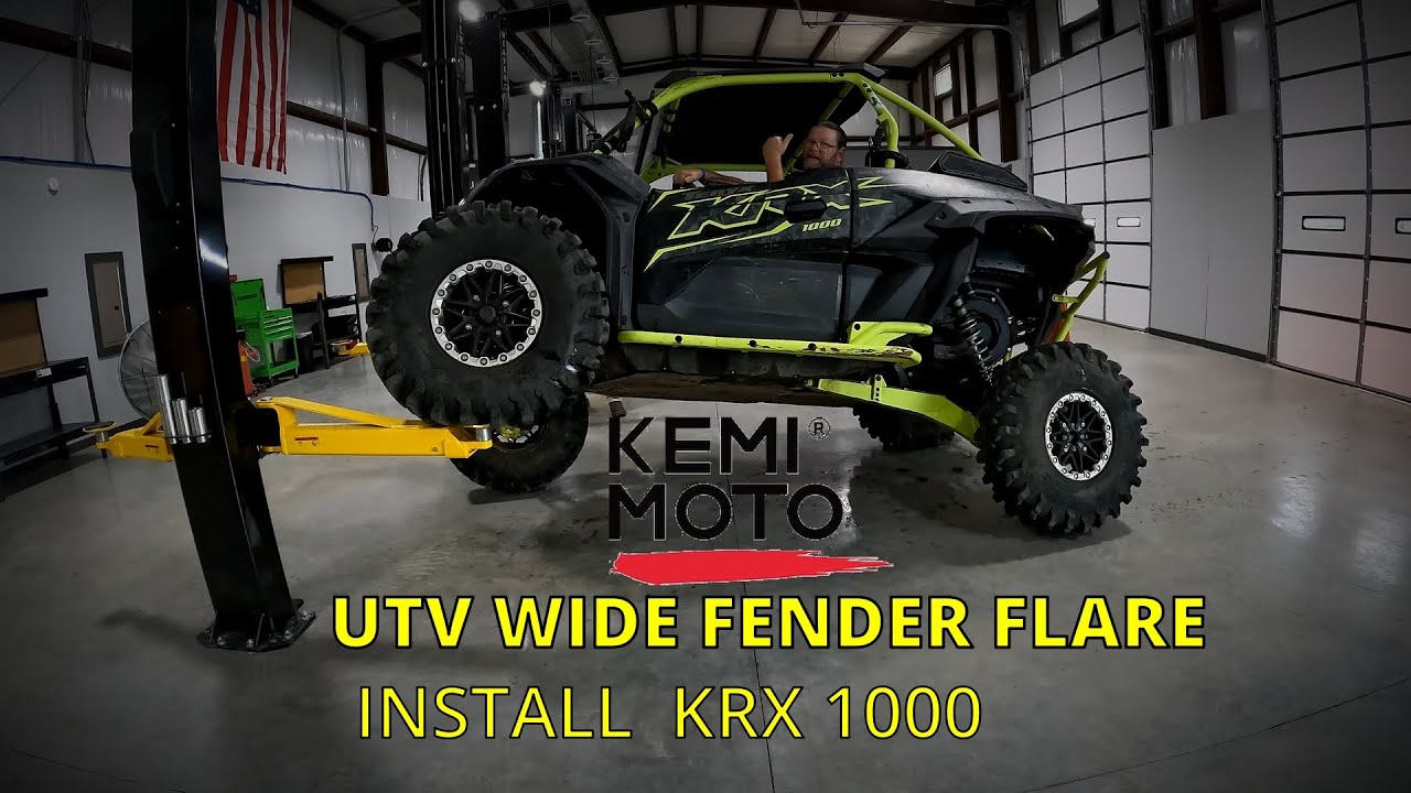KEMIMOTO fender flares Install | KRX 1000
