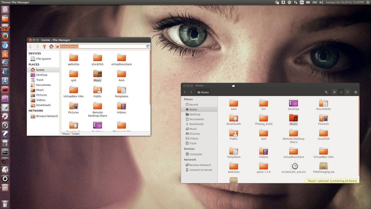 Comparing File Managers - Nautilus Versus Thunar Versus Nemo