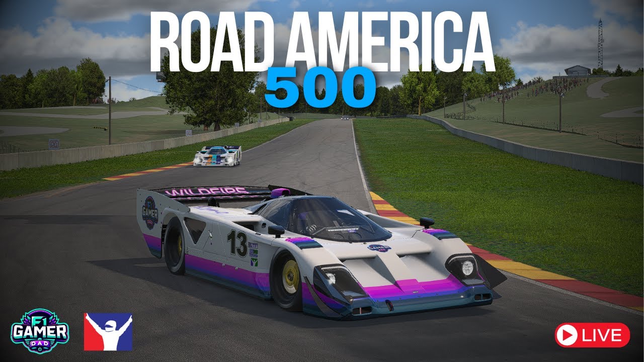 🏁 Road America 500 - Nissan ZXT GTP | F1GamerDad Live iRacing Broadcast!