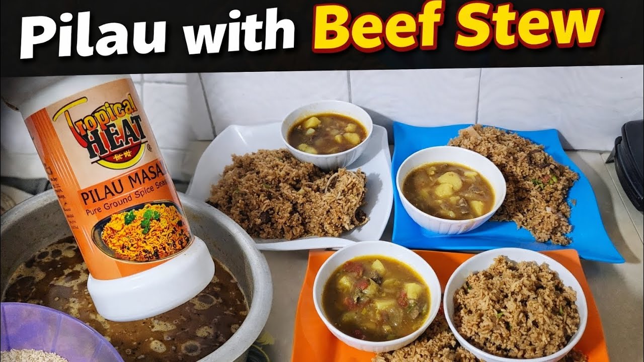 Pilau with Beef Stew | The Ultimate Kenyan Comfort Food 🇰🇪