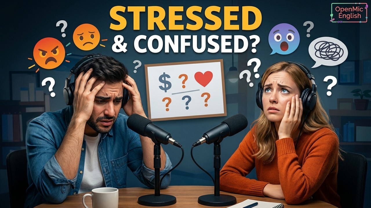 Feeling Stressed and Confused? Learn Real English for Difficult Decisions | English Podcast
