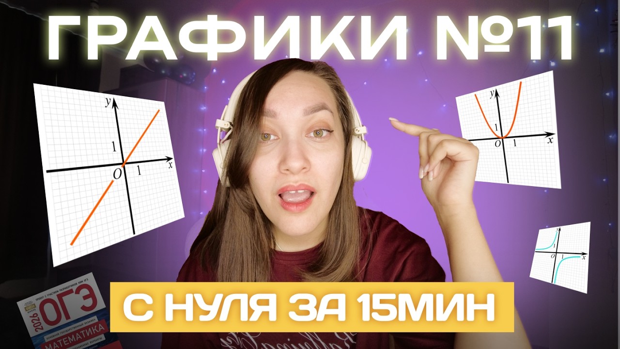 Графики функций на ОГЭ: простой алгоритм для №11