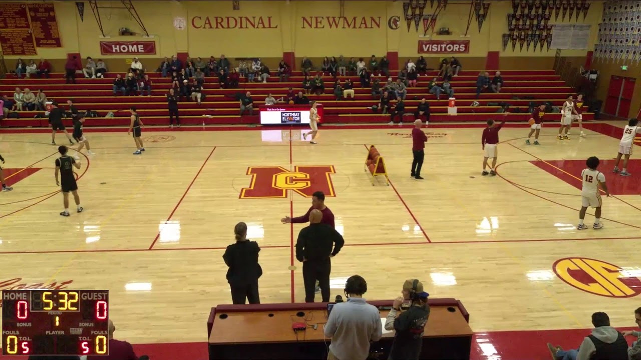 Cardinal Newman High School vs Maria Carrillo High School Mens Varsity Basketball