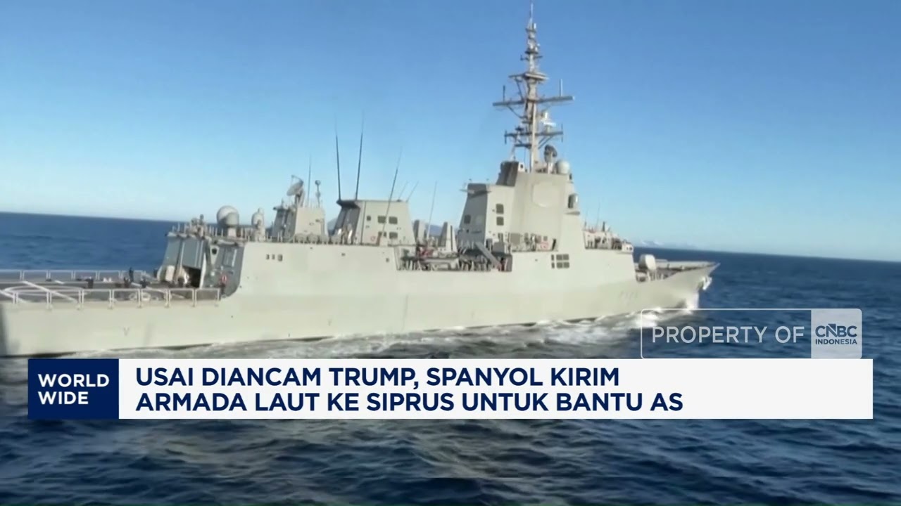 Diancam Trump, Spanyol Kirim Armada Laut ke Siprus Bantu AS