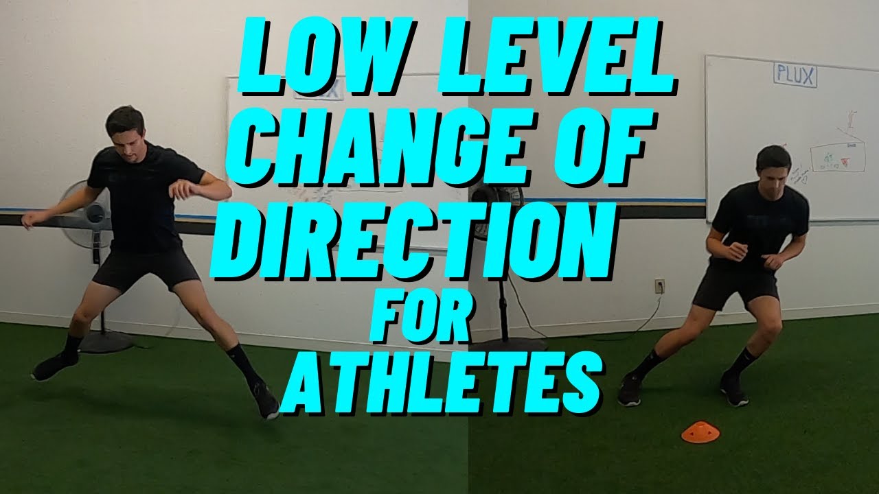 Low Level Change Of Direction Training For Athletes! Beginner Change Of Direction For Young Athletes