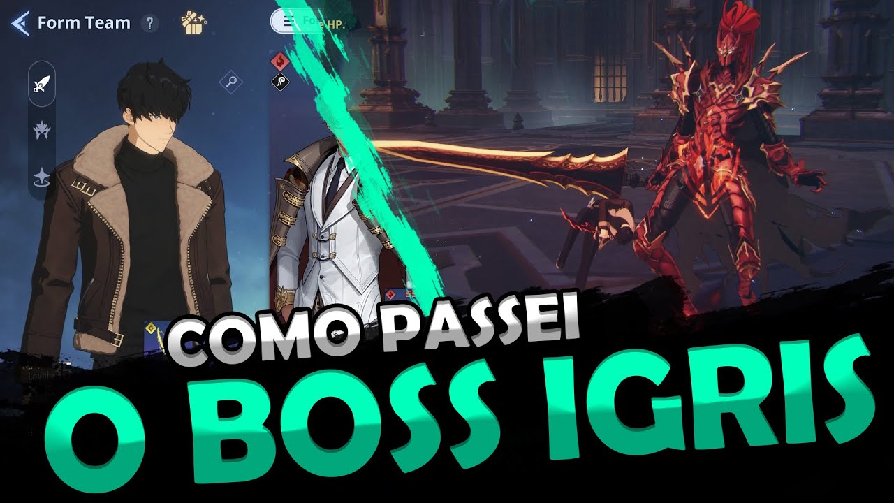 COMO passar o BOSS IGRIS?!! - Solo Leveling: ARISE