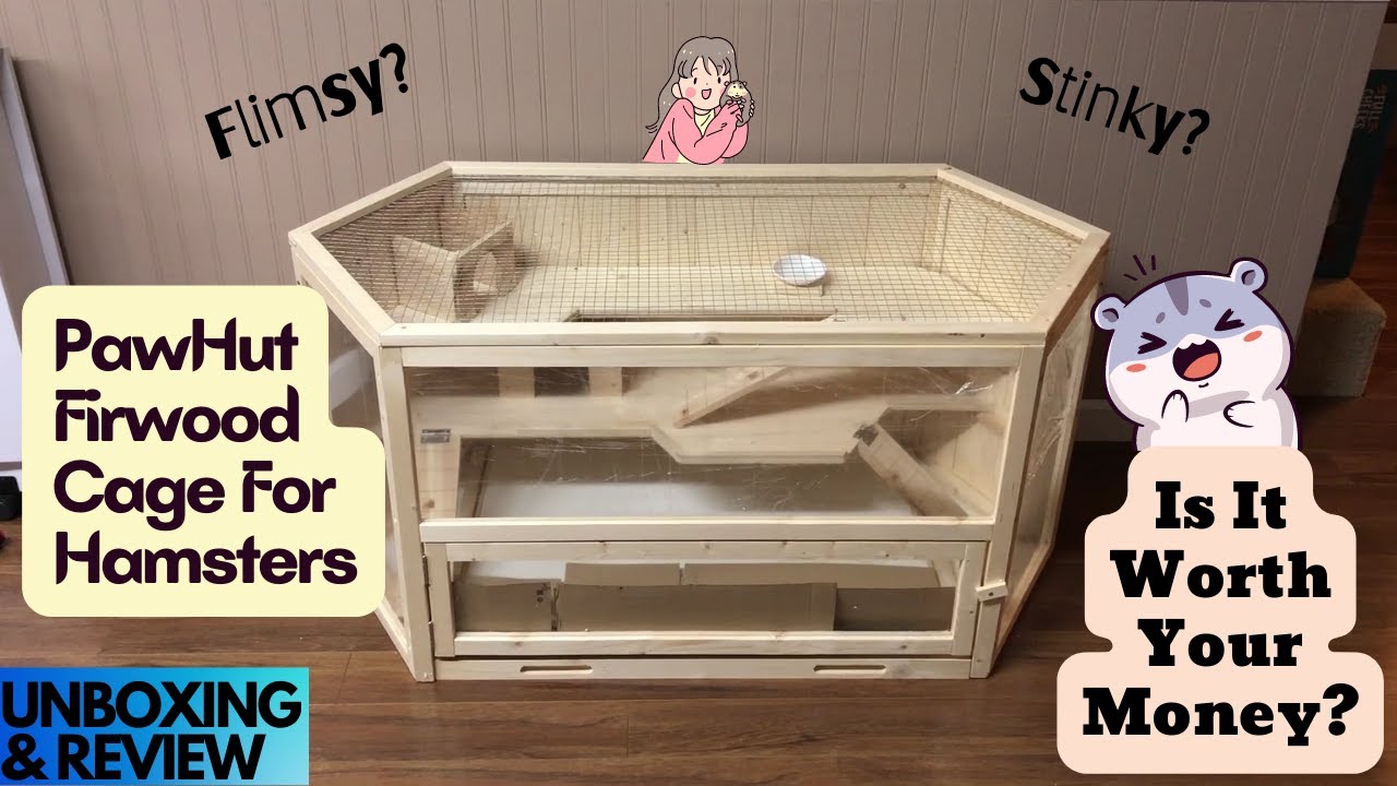 PawHut Firwood Hamster Cage Unboxing and Review