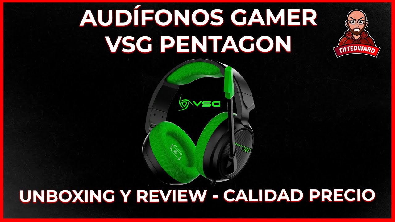 LOS MEJORES AUDÍFONOS GAMER -VSG PENTAGON - CALIDAD PRECIO