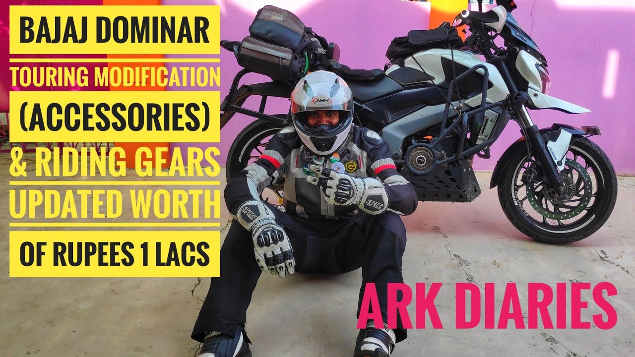 modified Bajaj dominar 400 in Tamilnadu India | lluviya |hyperrider |  ridinggears | ARK diaries