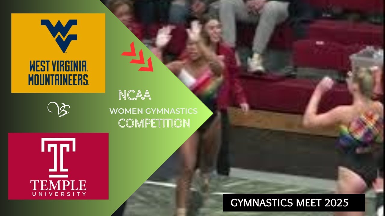 Temple Takes on West Virginia in THRILLING 2025 NCAA Gymnastics Meet
