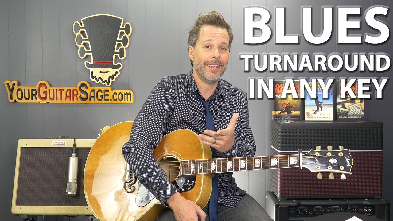 Easy Way to Play Blues Turnaround in ANY Key