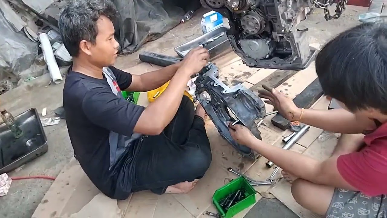 ซ่อมเครื่องอีซูซุ ดีแม็ค ออลนิว Isuzu Dmax All new 1.9 เริ่มประกอบอ่าง