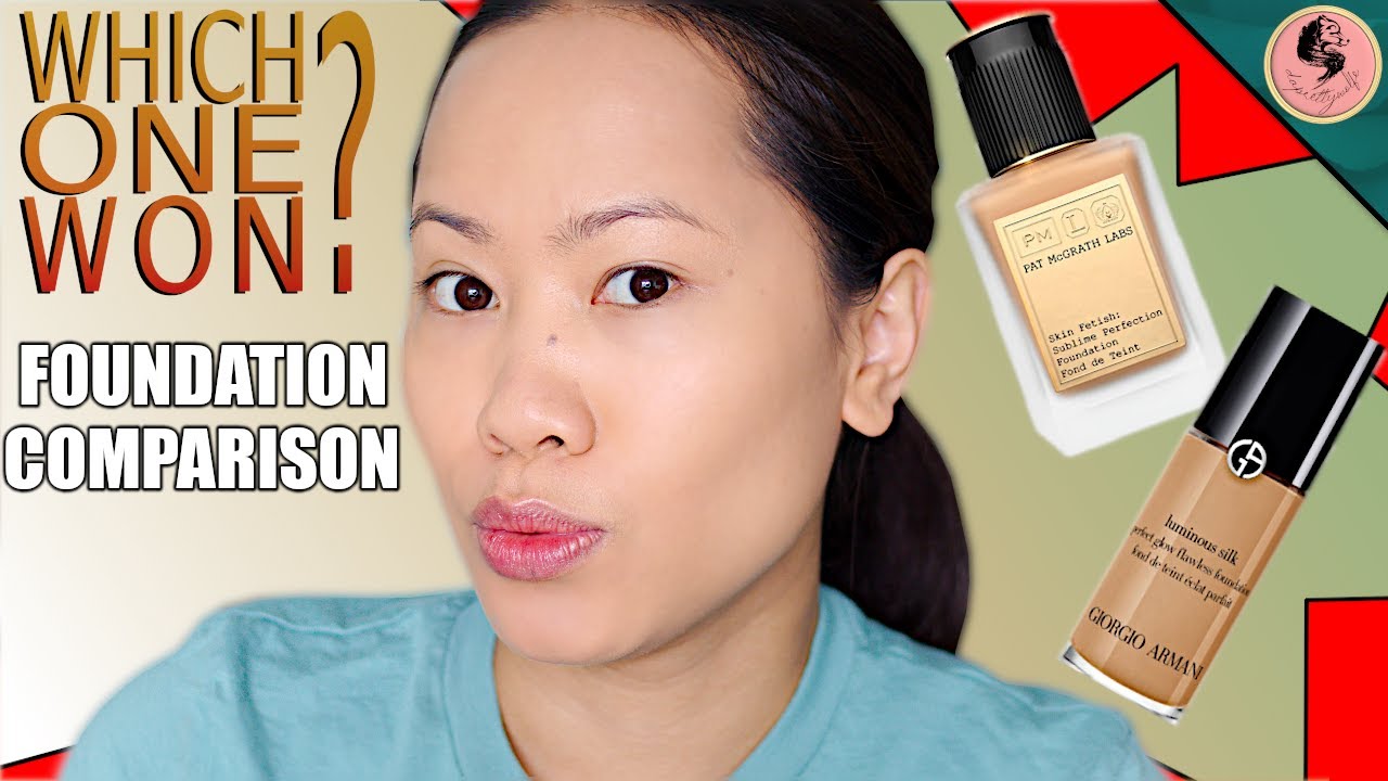 GIORGIO ARMANI LUMINOUS SILK vs. PAT McGRATH SUBLIME PERFECTION FOUNDATION