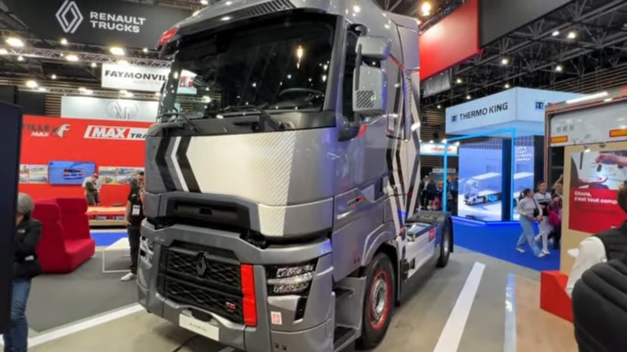 Renault T-High T480 Turbo Compound -  2024 New Logo - Interior And Exterior - Solutrans 2023