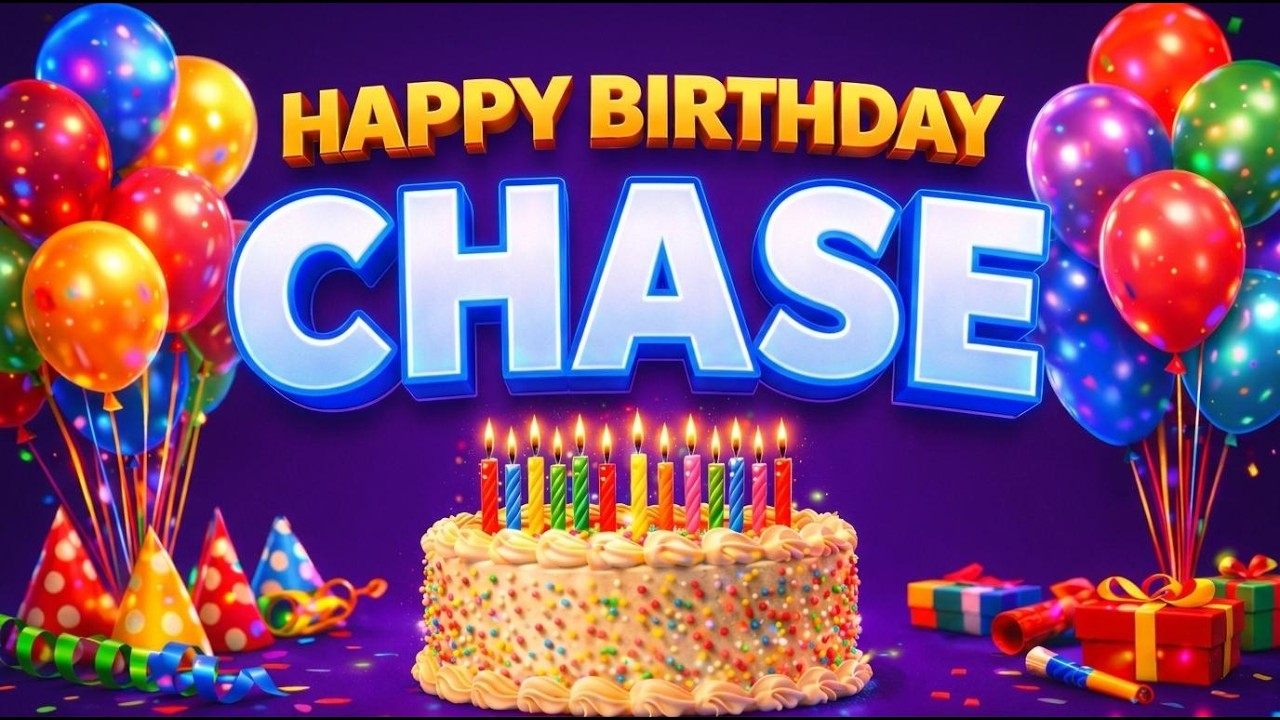 Happy Birthday Chase 🎂 | Personalized Birthday Song for Chase