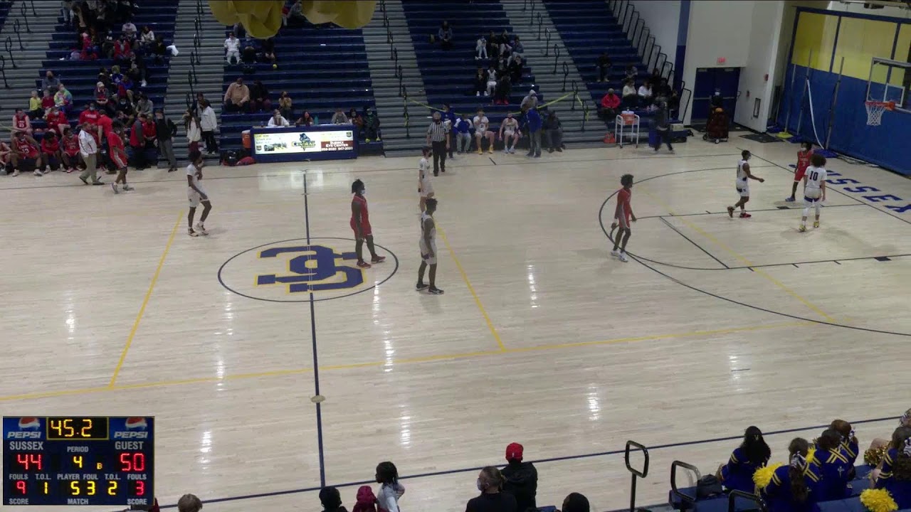 Sussex Central vs. Laurel High School Varsity Mens' Basketball