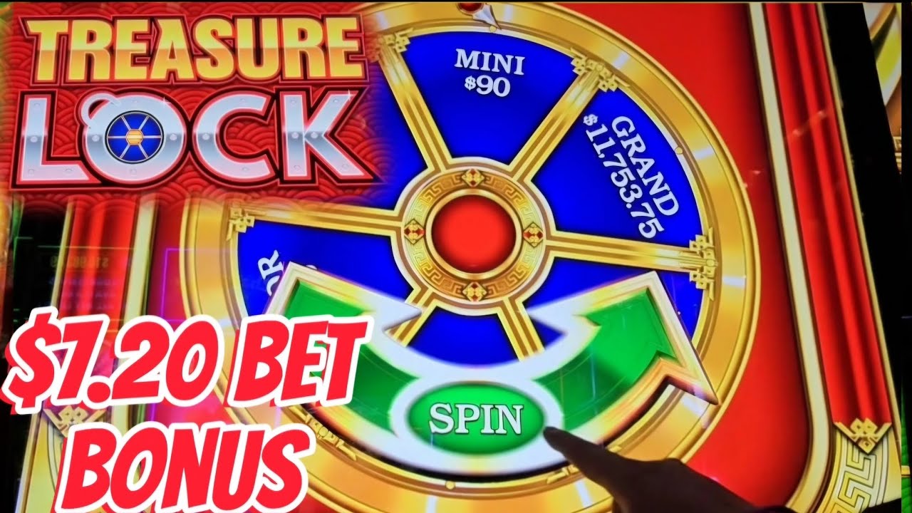 Wheel Spin on Treasure Lock!