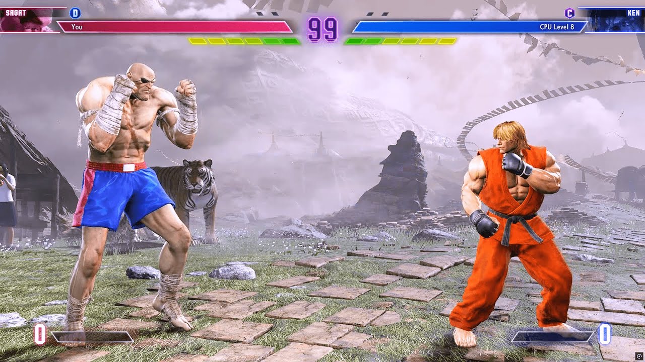 Sagat vs Ken (Hardest) - Street Fighter 6. | Epic Battle