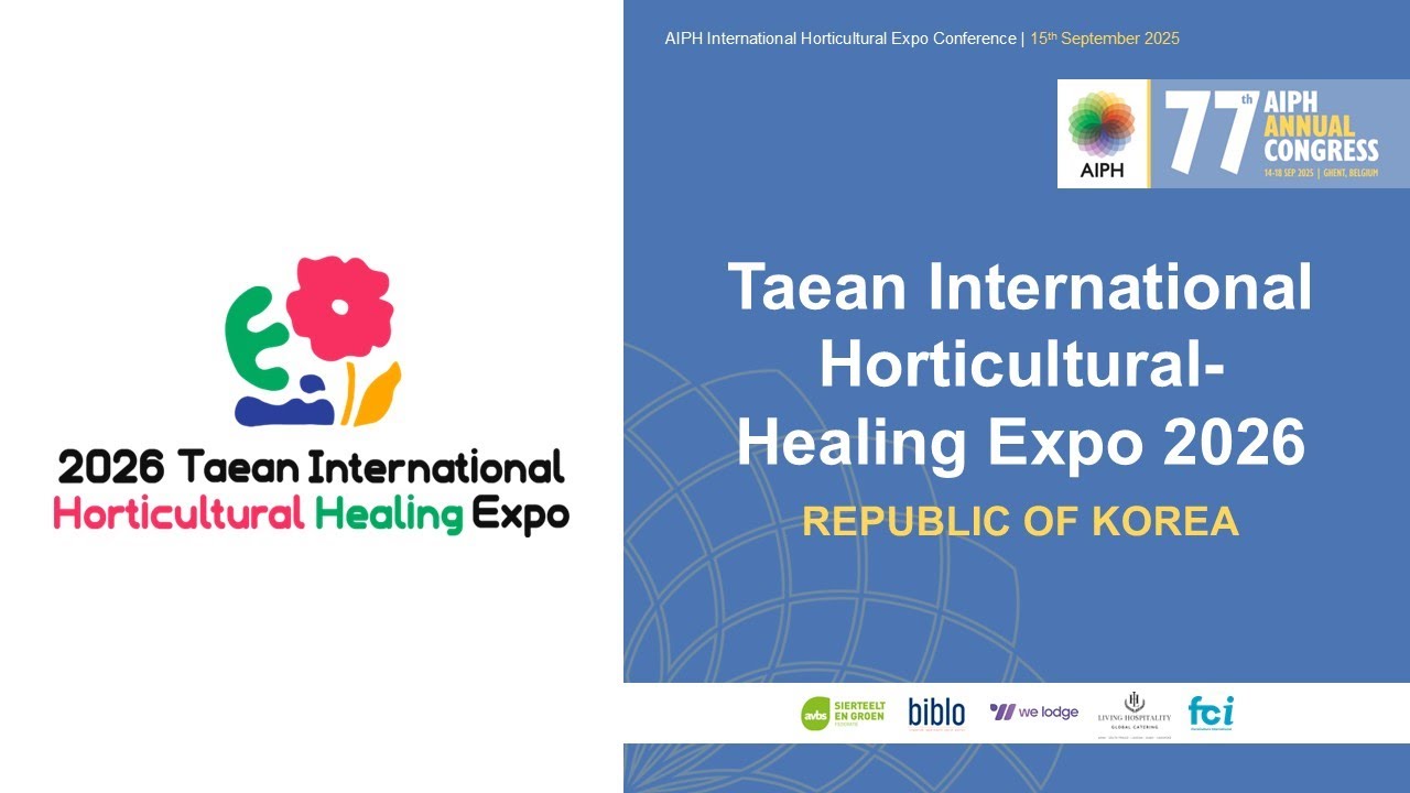 Taean International Horticultural-Healing Expo 2026, Korea | AIPH Expo Conference