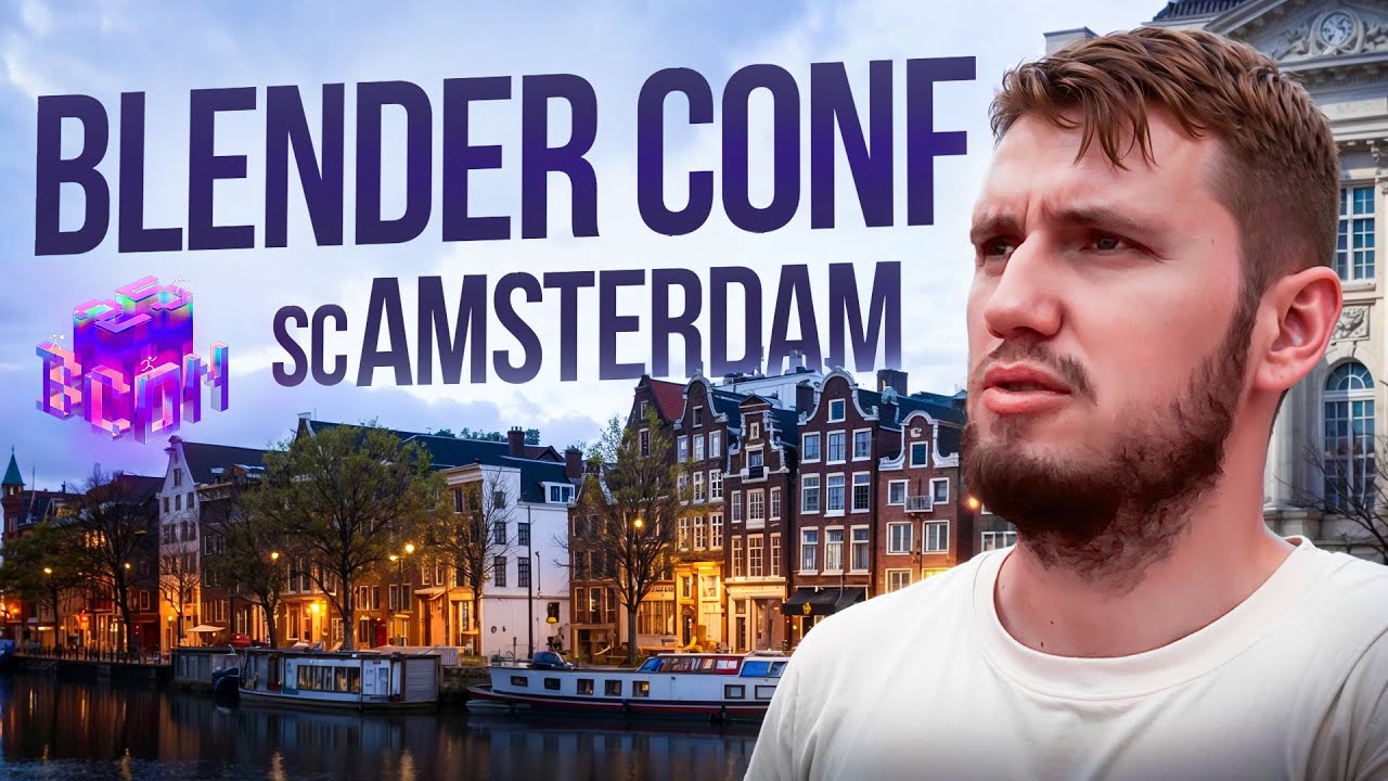 BCONF 2025 | My First Blender Conference in scAmsterdam &mdash; City, Community & Chaos