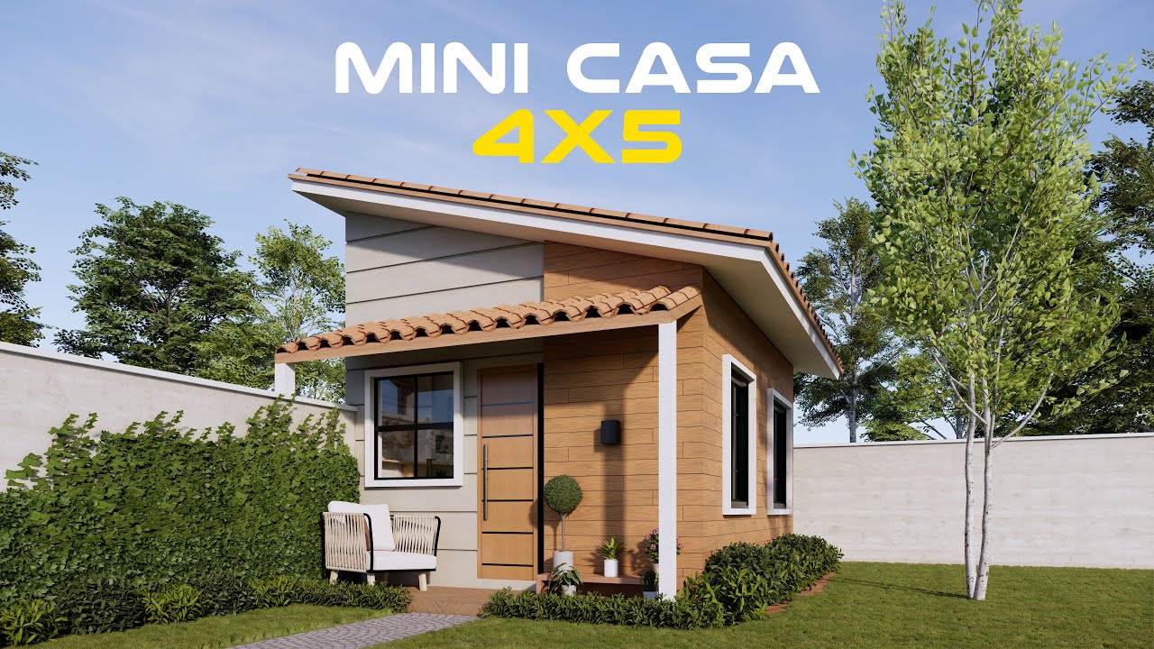 ¿Construir en 4×5 Metros? Mira lo que se Puede Lograr con Buen Diseño