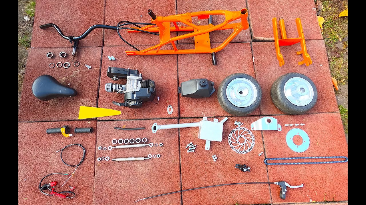 Mini moto constructor with 40 parts!