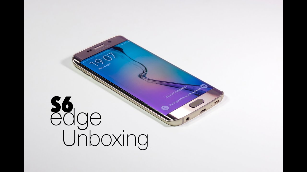 Samsung Galaxy S6 Edge - Unboxing & Initial Setup / Configuration