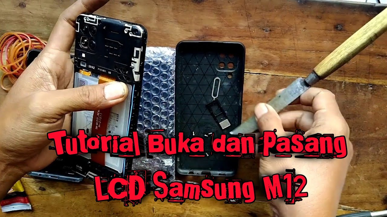 Инструкция по простой разборке и сборке ЖК-дисплея Samsung M12.