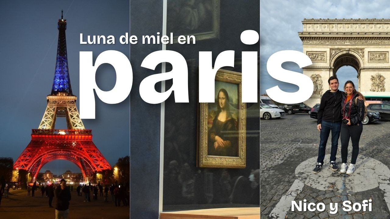 Vlog Luna de Miel París #2 | Visita al Arco del triunfo y Torre Eiffel