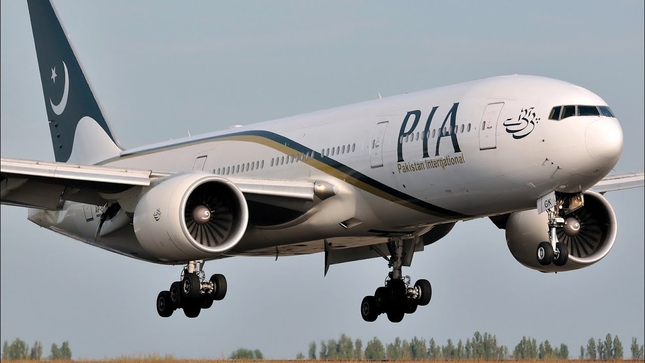 The giant arrives! PIA Boeing 777 smoothly taxiing to parking after a successful flight #PIA 🇵🇰 #fyp