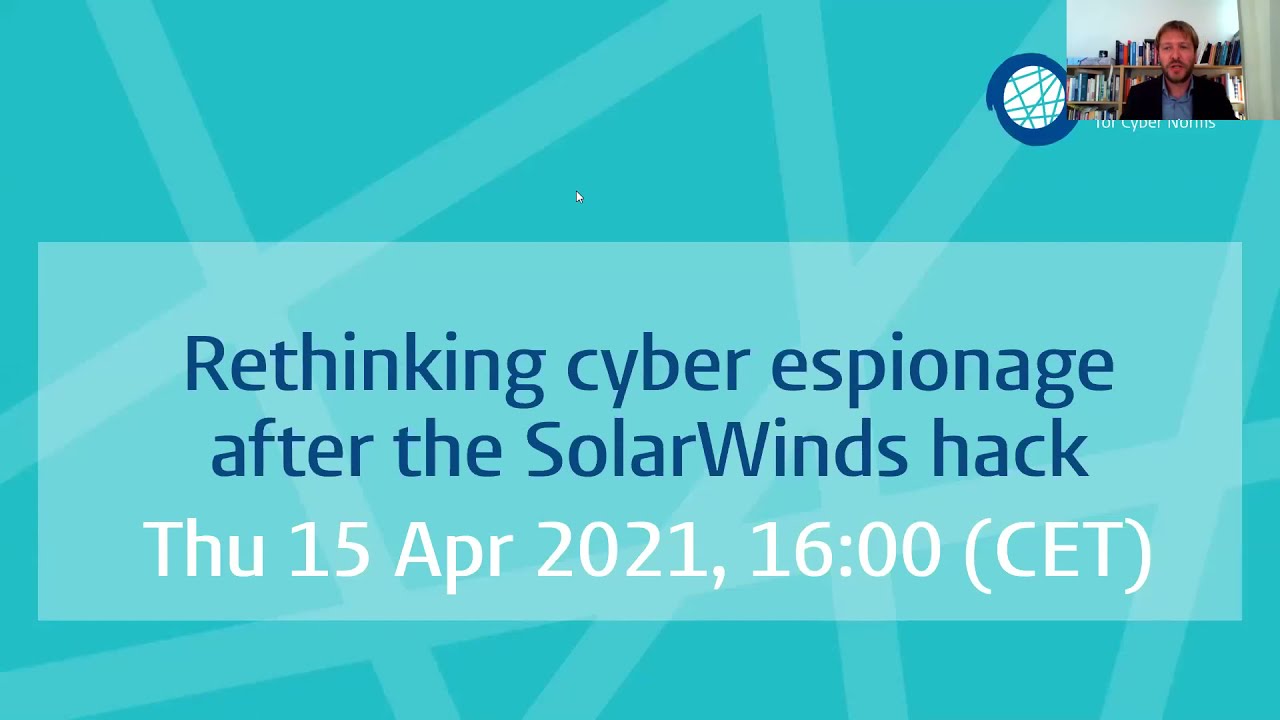 Rethinking cyber espionage after the SolarWinds hack