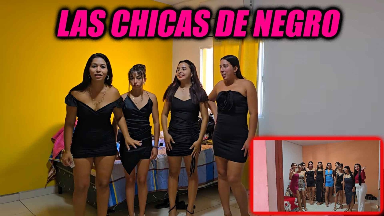 Las chicas están listas para un lindo evento.
